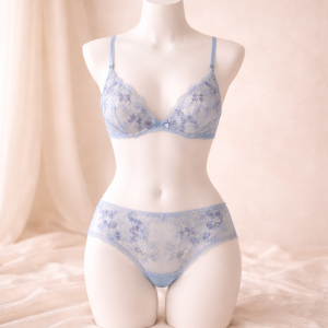 French Lace Triangle Bra & Panty Set