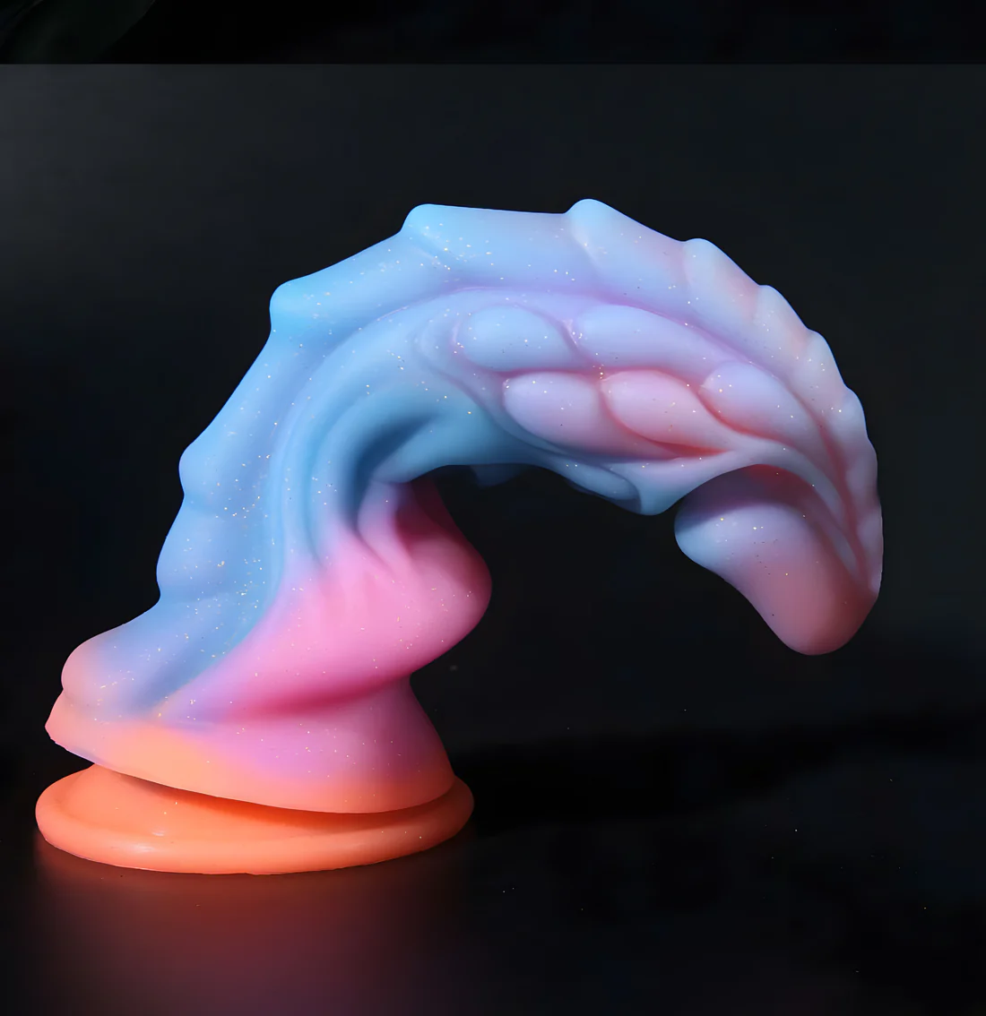Soft Silicone Spiral Training Plug with Night Light