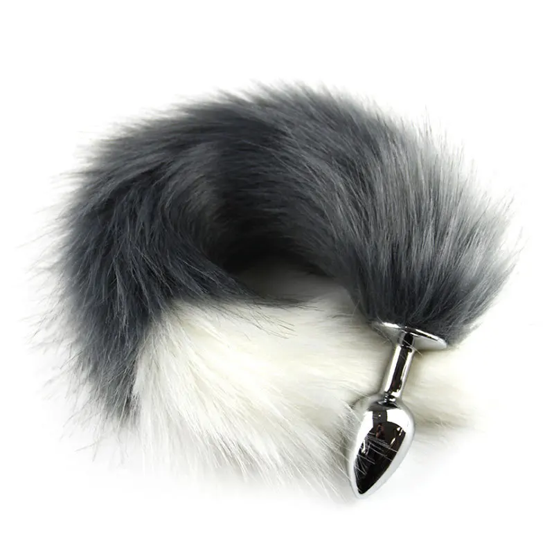 Faux Fur Costume Accessory Set with Adjustable Collar and Tail Plug - Image 9