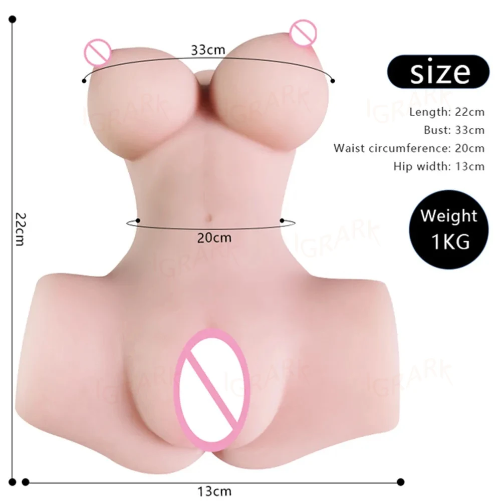 Half-Body Male Pleasure Doll – Realistic Masturbation Toy for Men - Image 8