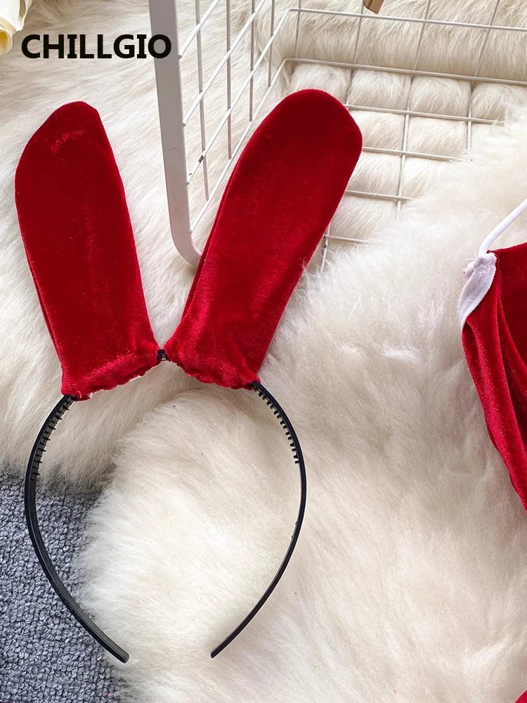 Velour Bunny Bodysuit Set - Image 6