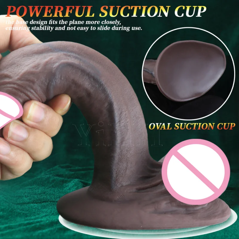 Long Soft Silicone Dildo with Suction Base - Image 6