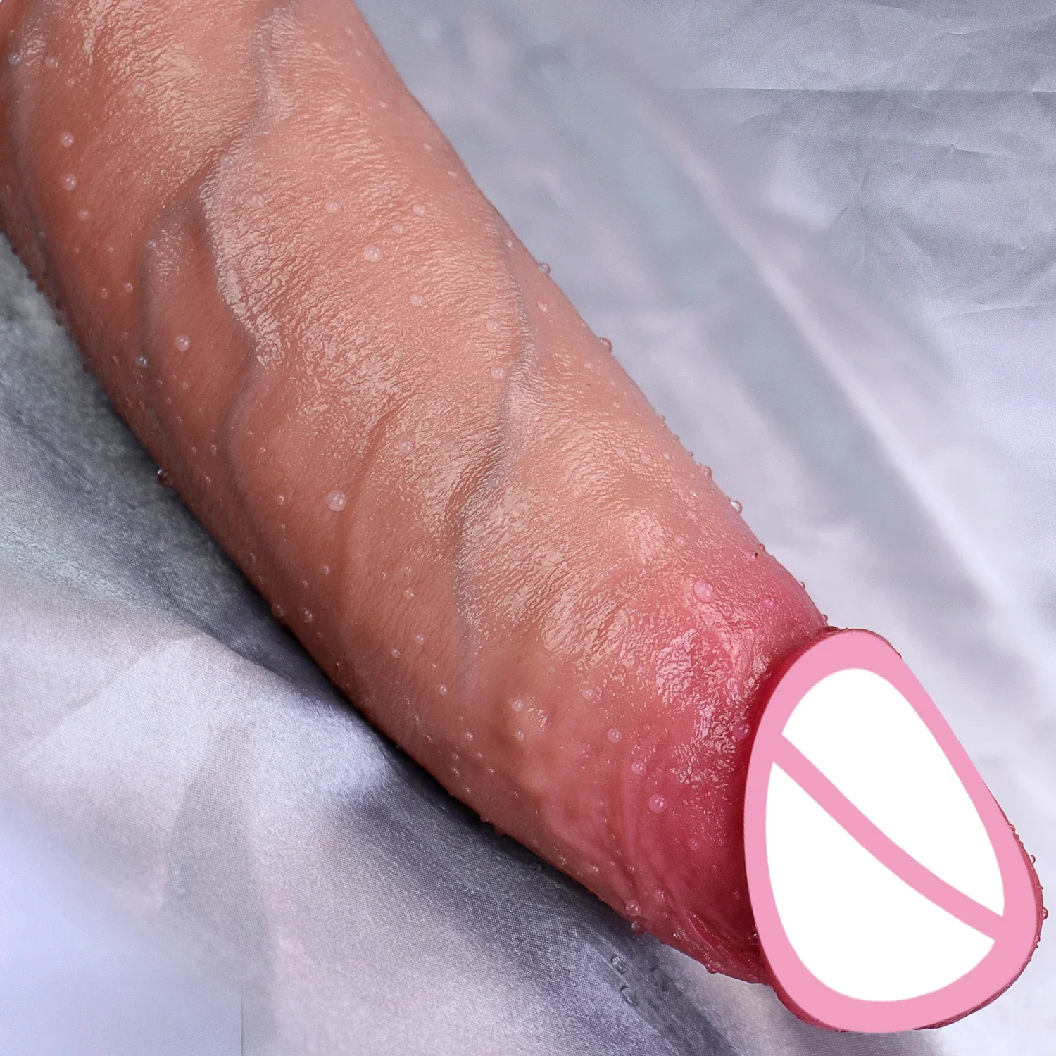 Super Realistic Soft Silicone Dildo with Suction Base - Image 3