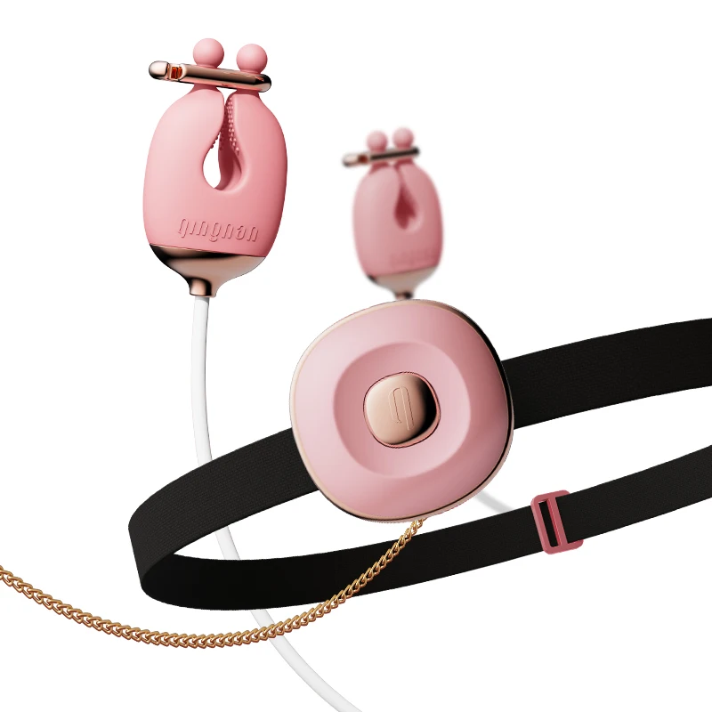 BDSM Nipple Stimulation Set with Collar & Chain - Image 6