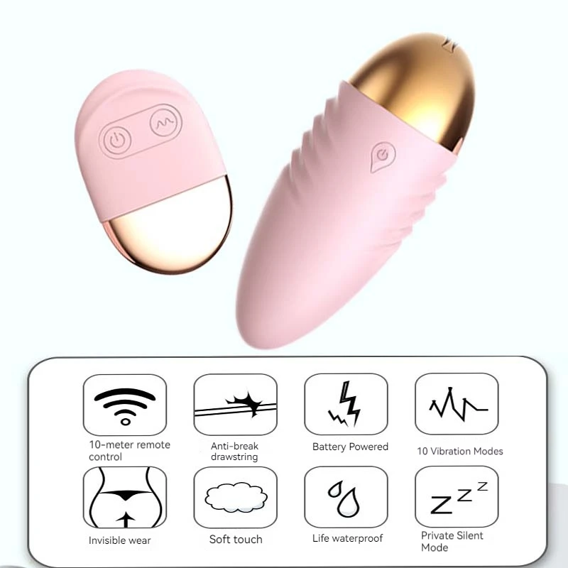 Wireless Remote Control Bullet Egg Massager (10-Speed) - Image 4