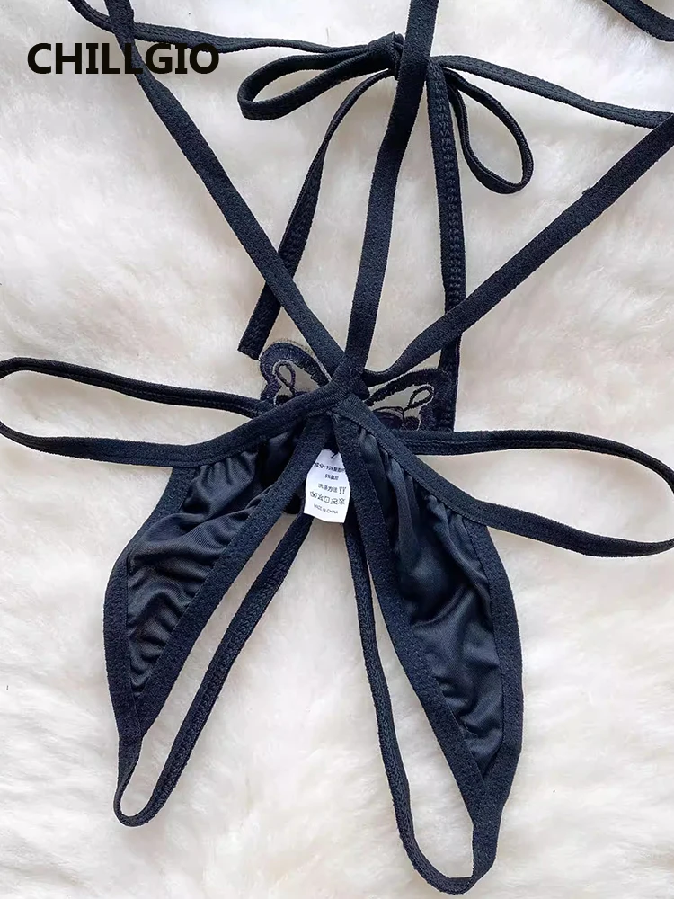 Butterfly Lace Strappy Bodysuit - Image 6